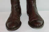 VINTAGE  Bottes  COX Tout Cuir Marron T 38.5 BE