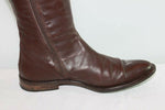 VINTAGE  Bottes  COX Tout Cuir Marron T 38.5 BE