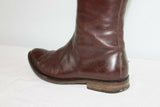 VINTAGE  Bottes  COX Tout Cuir Marron T 38.5 BE