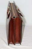 Sacoche Cuir Marron Nombreux Rangements Belle capacité BE