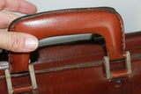 Sacoche Cuir Marron Nombreux Rangements Belle capacité BE