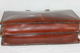 Sacoche Cuir Marron Nombreux Rangements Belle capacité BE