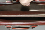 Sacoche Cuir Marron Nombreux Rangements Belle capacité BE