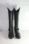 Bottes SAN MARINA Cuir Fripé Noir T 38 BE
