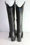 Bottes SAN MARINA Cuir Fripé Noir T 38 BE