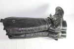 Bottes SAN MARINA Cuir Fripé Noir T 38 BE