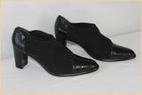 Escarpins FRANCO COLLI Tout Cuir Noir Motifs Croco T 41.5 TBE