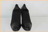 Escarpins FRANCO COLLI Tout Cuir Noir Motifs Croco T 41.5 TBE