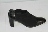 Escarpins FRANCO COLLI Tout Cuir Noir Motifs Croco T 41.5 TBE