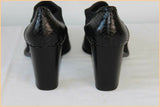 Escarpins FRANCO COLLI Tout Cuir Noir Motifs Croco T 41.5 TBE