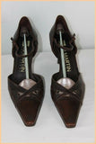 Escarpins JB MARTIN Cuir Marron Foncé T 41 TTBE