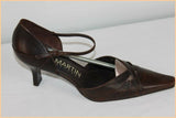 Escarpins JB MARTIN Cuir Marron Foncé T 41 TTBE