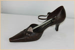 Escarpins JB MARTIN Cuir Marron Foncé T 41 TTBE