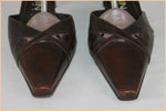 Escarpins JB MARTIN Cuir Marron Foncé T 41 TTBE