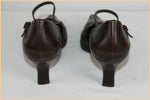 Escarpins JB MARTIN Cuir Marron Foncé T 41 TTBE