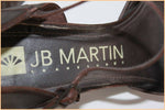 Escarpins JB MARTIN Cuir Marron Foncé T 41 TTBE