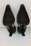 Escarpins JB MARTIN Cuir Marron Foncé T 41 TTBE