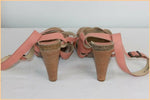 Escarpins ELLOS Cuir Saumon T 41 TTBE