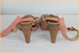 Escarpins ELLOS Cuir Saumon T 41 TTBE