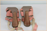 Escarpins ELLOS Cuir Saumon T 41 TTBE