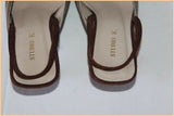 Escarpins STUDIO K Cuir Et Tissu T 6 US / T 37.5 EUR TTBE
