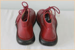 Bottines KICKERS Cuir Rouge Foncé T 35.5 TBE