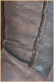 Bottes Fourrées REQINS Collection Cuir Marron Foncé T 36 TBE