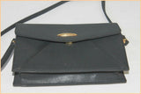 ASCOTT & CO Sac Pochette Simili Cuir Bleu Nuit TBE