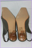 Escarpins Ouverts SABRINA Tissu Gris/Taupe T 37.5 TTBE