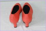 Escarpins MARIO LORENZO Textile Rigide Rouge Clair T 39 TBE