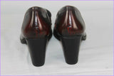 Escarpins ANDRE Cuir Cognac T 38 Etat Neuf