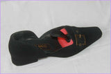 Escarpins UGO BACCI Toile Synthétique et Cuir Noir T 38 BE
