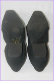 Escarpins UGO BACCI Toile Synthétique et Cuir Noir T 38 BE