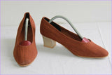 Escarpins Textile Marron T 40 TBE