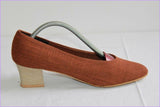 Escarpins Textile Marron T 40 TBE