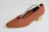 Escarpins Textile Marron T 40 TBE