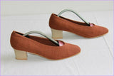 Escarpins Textile Marron T 40 TBE