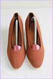 Escarpins Textile Marron T 40 TBE