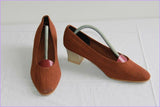 Escarpins Textile Marron T 40 TBE