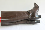 Bottes Pointues ROSA LIPTY Cuir Marron Foncé T 38 BE