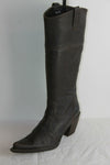 Bottes Pointues ANDREA BOSSI Cuir Marron Foncé T 40 BE