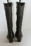 Bottes Pointues ANDREA BOSSI Cuir Marron Foncé T 40 BE