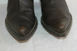 Bottes Pointues ANDREA BOSSI Cuir Marron Foncé T 40 BE