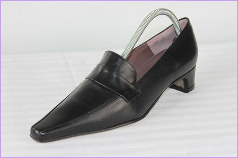 Escarpins Pointus LE CARRER Cuir Noir T 35 TTBE