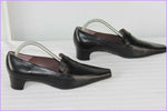 Escarpins Pointus LE CARRER Cuir Noir T 35 TTBE