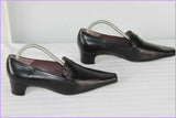 Escarpins Pointus LE CARRER Cuir Noir T 35 TTBE