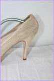 Escarpins FABIO RUSCONI Tout Cuir Ajouré Beige T 40 BE