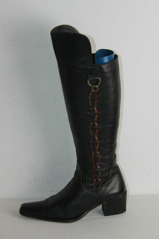 Bottes SAMOA Cuir Noir T 36 BE