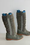 Mi Bottes DIESEL Tout Cuir Gris Foncé T 36 BE