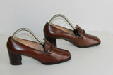 Escarpins MANFIELD Cuir Marron T 38.5 TBE